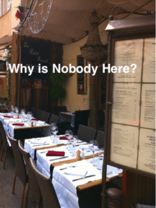Nobody in a Restaurant
