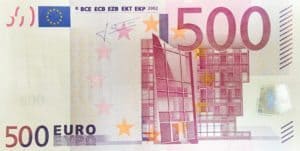 500 Euros Money