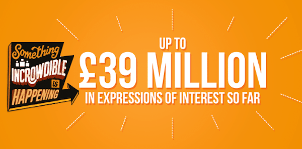 Crowdcube 39 million interest