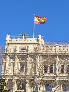 spanish flag madrid