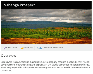 Nabanga Prospect on ExplorationFunder