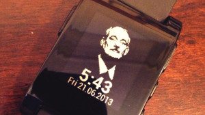 Bill Murray Watch Face on Pebble Watch