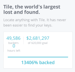 Tile Final Crowdfunding Results