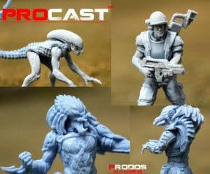 Aliens vs Predators models