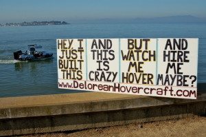 Delorean Hovercraft