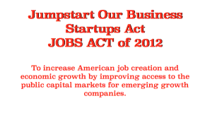 JOBS Act 2012 jumpstart our business