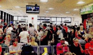 Crowd in Airport