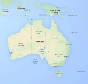 Map of Australia