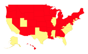 States with proposed investment crowdfunding exemptions July 2014