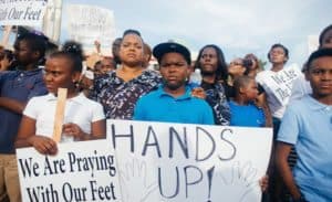 "hands up"