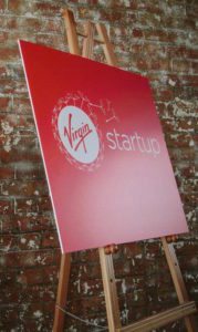 Virgin Startup sign