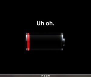 battery low