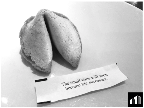 Fortune Cookie Small WIns Big Successes