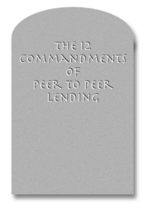 12 commandments peer to peer china