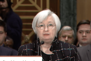 Janet Yellen at Senate February 2016