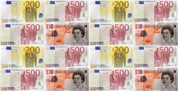 Money UK Europe Euros Pounds