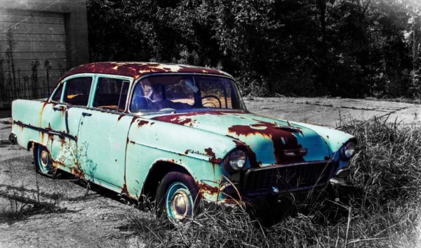 Old Car Wreck Abandoned