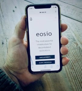 EOS.io on iPhone